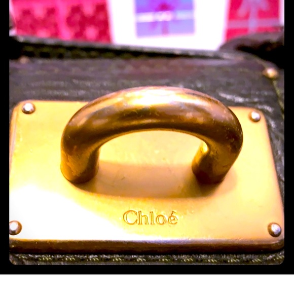 FINAL Chloe Black Paddington Padlock Leather Bag - Picture 10 of 16